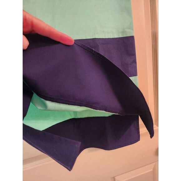 Sail to Sable shake it all NWT sleeveless shift dress cabbage and navy size Medi - Picture 4 of 9